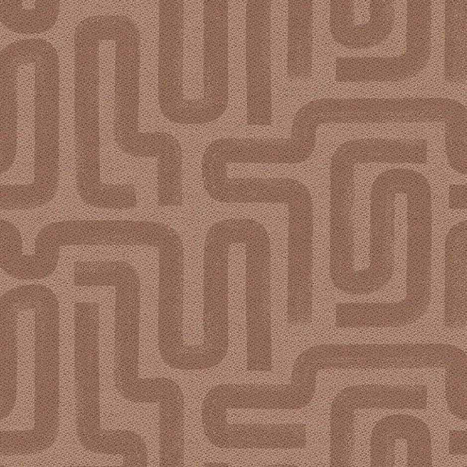 Behang Julia Terracotta/Donkerbruin