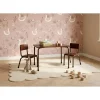Behang Mieke Roze