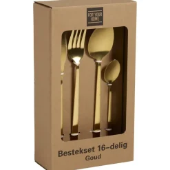 Bestekset 16-Delig Goud