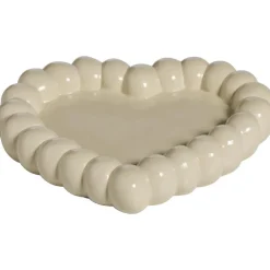 Decoratie Schaal Hart Wit
