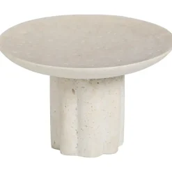 Decoratie Schaal Op Voet Camin Off-White