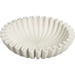 Decoratieschaal Wave Wit 30cm ø 30 cm
