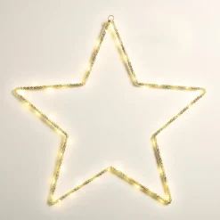 Decoratieve Kerstster Met Ledverlichting Goud