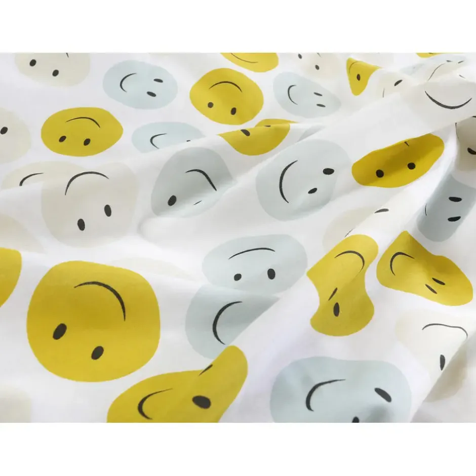 Dekbedovertrek Smiley Multicolor 140x200 cm