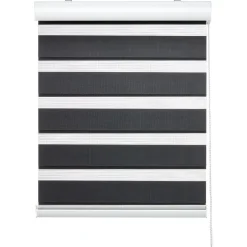 Duo Rolgordijn Eva Antraciet 200x175 cm