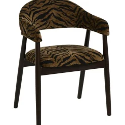 Eetkamerstoel Domaso Zebra Bruin
