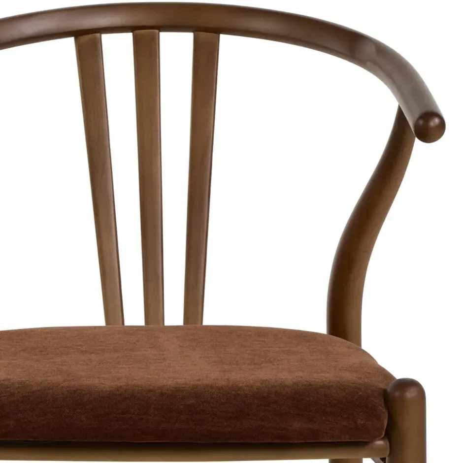 Eetkamerstoel Forchetta Bruin