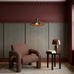 Fauteuil Belluno Bordeaux