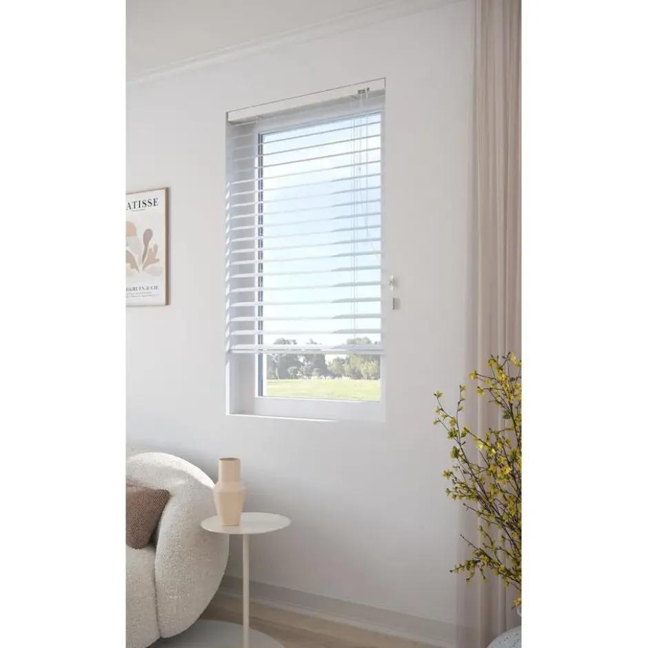 Fenstr Aluminium Jaloezie Carlin Offwhite 50mm