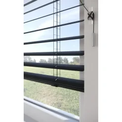 Fenstr Aluminium Jaloezie Mels Mat Zwart 50mm