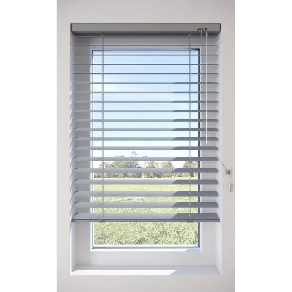 Fenstr Aluminium Jaloezie Mels Grijs 50mm