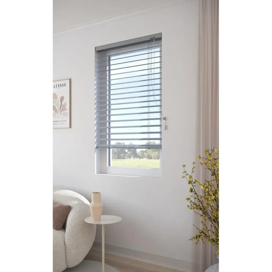 Fenstr Aluminium Jaloezie Mels Grijs 50mm