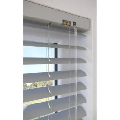 Fenstr Aluminium Jaloezie Mels Lichtgrijs 50mm