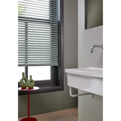 Fenstr Aluminium Jaloezie Mels Lichtgrijs 50mm