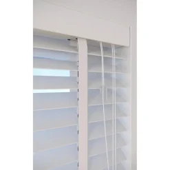 Fenstr Bamboe Jaloezie Tijl Wit 65mm