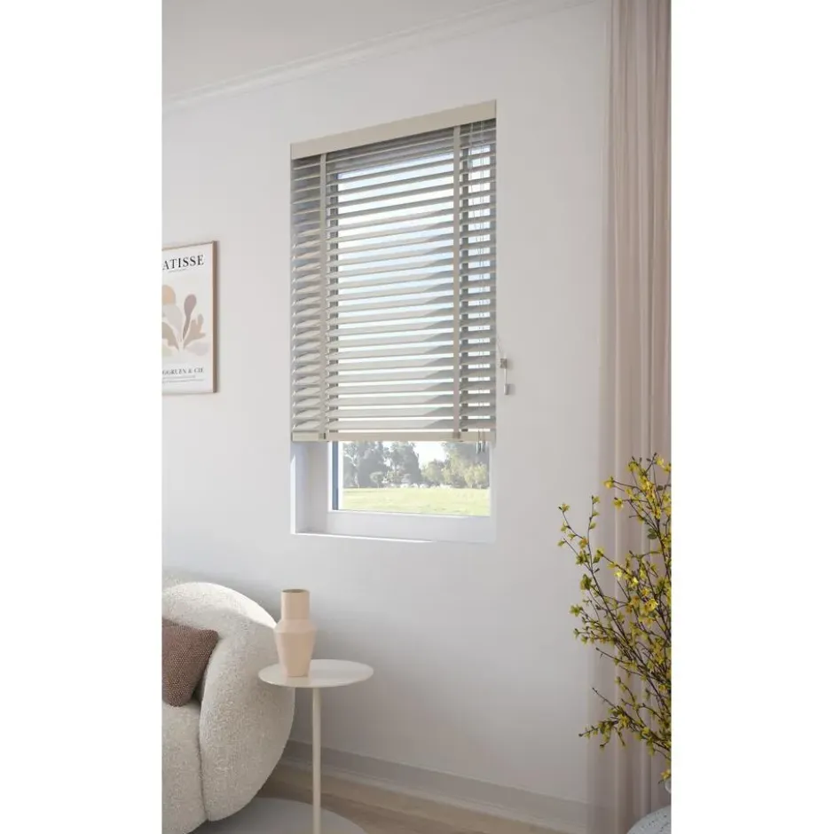 Fenstr Bamboe Jaloezie Tijl Zand 65mm
