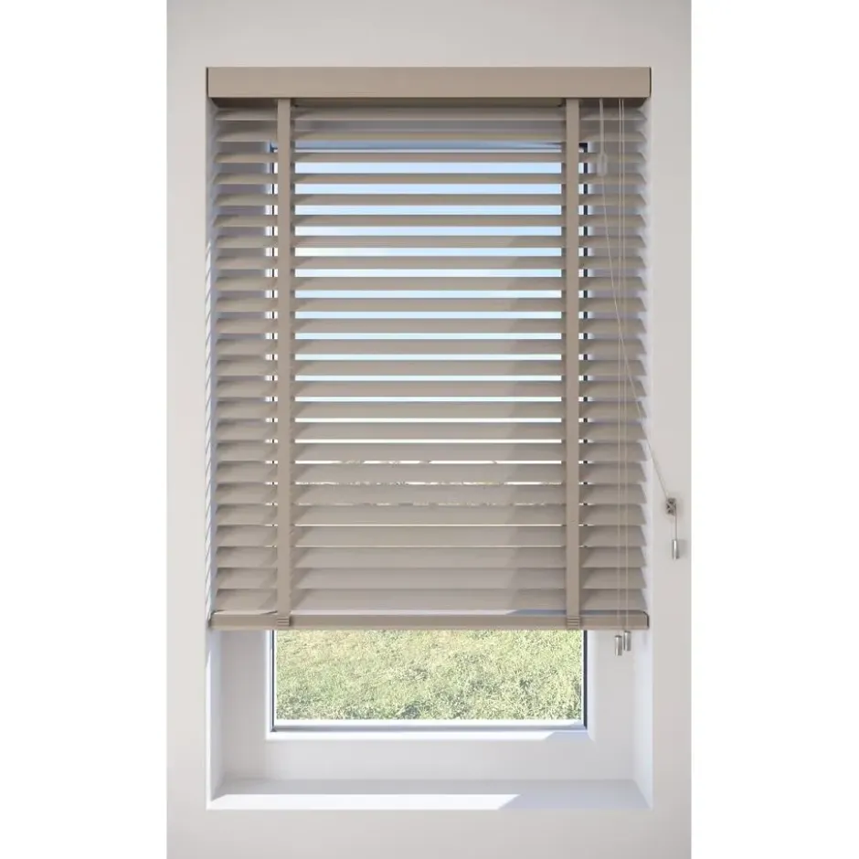 Fenstr Bamboe Jaloezie Wessel Taupe 50mm