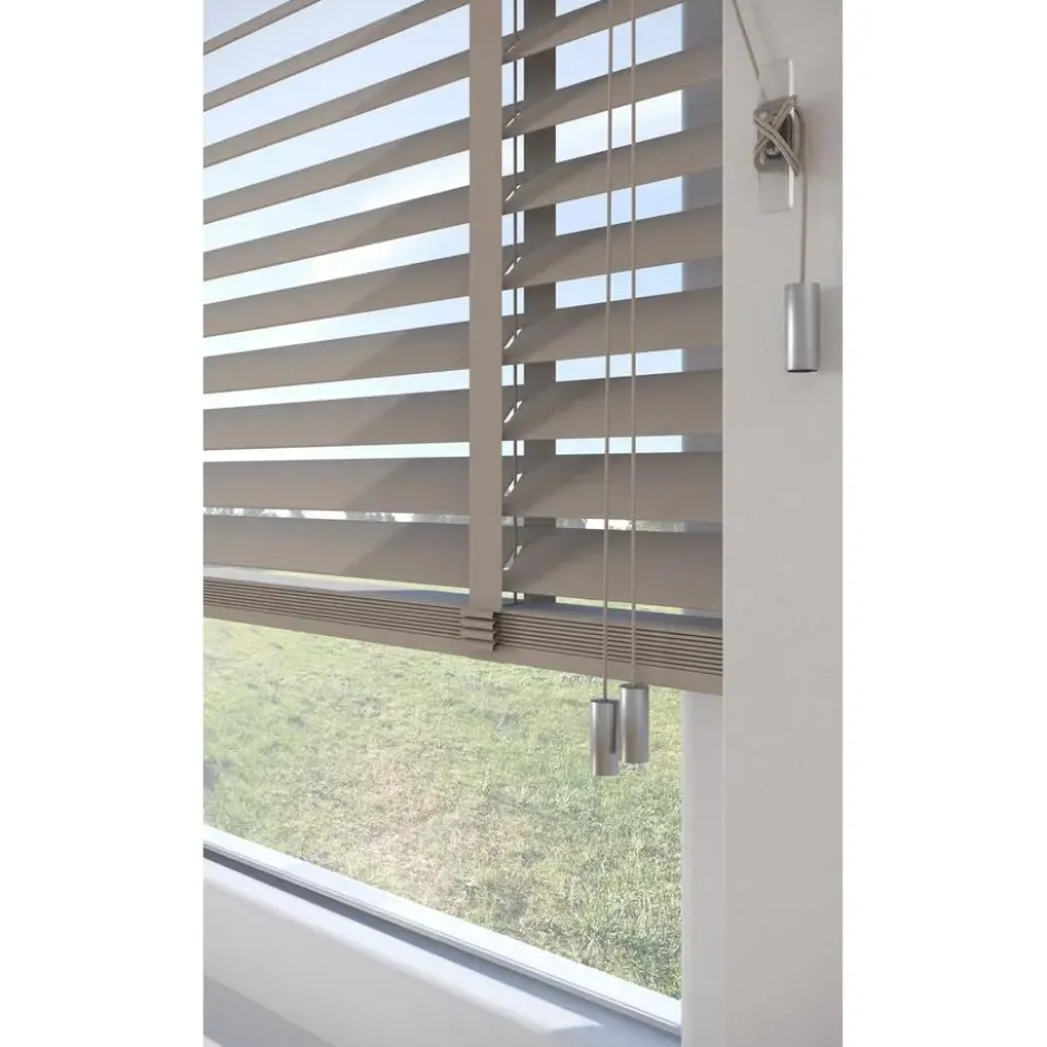 Fenstr Bamboe Jaloezie Wessel Taupe 50mm