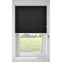 Fenstr Dubbel Plissé Dewi Zwart Lichtdoorlatend