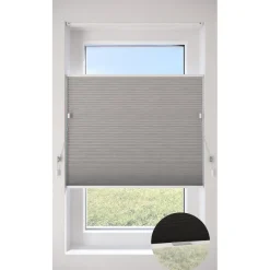 Fenstr Dubbel Plissé Ezra Lichtgrijs Lichtdoorlatend