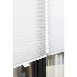 Fenstr Dubbel Plissé Jana Wit Lichtdoorlatend
