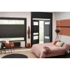 Fenstr Dubbel Plissé 45mm Lot Espresso Verduisterend