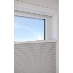 Fenstr Dubbel Plissé 45mm Lotte Grijs Lichtdoorlatend
