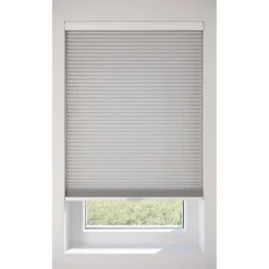 Fenstr Dubbel Plissé 45mm Lotte Grijs Lichtdoorlatend