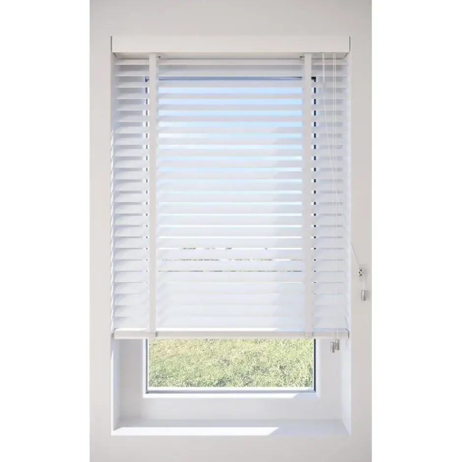 Fenstr Houten Jaloezie Hein Wit 50mm