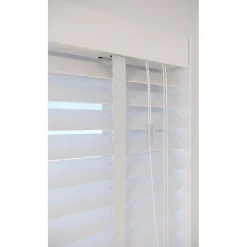 Fenstr Houten Jaloezie Hein Wit 50mm