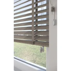 Fenstr Houten Jaloezie Jens Licht Grijs 50mm