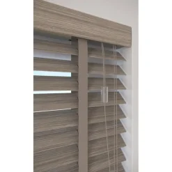 Fenstr Houten Jaloezie Jens Licht Grijs 50mm