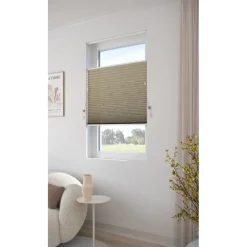 Fenstr Plisségordijn Pip Beige Lichtdoorlatend