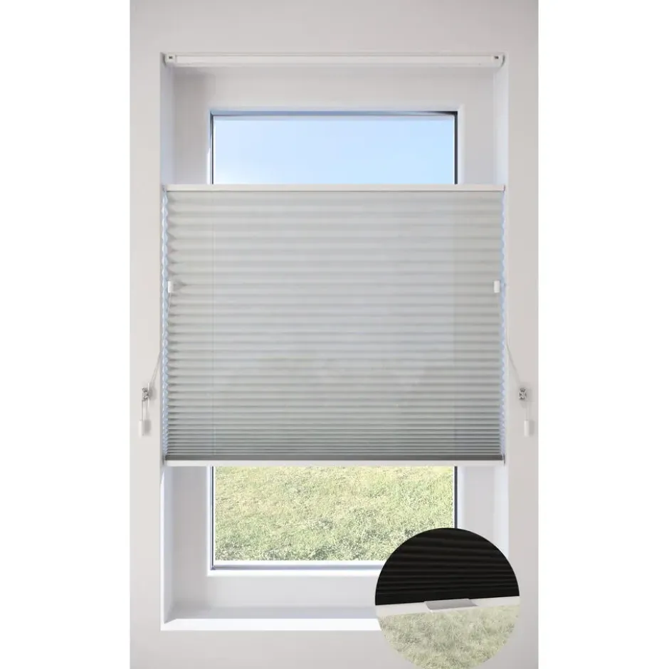 Fenstr Plissé Lise Naturel Lichtdoorlatend