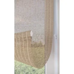 Fenstr Rolgordijn Fem Taupe Transparant