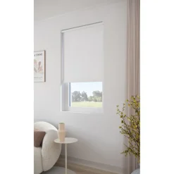 Fenstr Rolgordijn Iris Wit Lichtdoorlatend