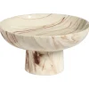 Fruitschaal Op Voet Marble Roze