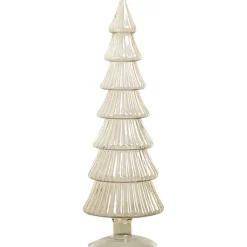 Glazen Kerstboom Beige - 37 cm