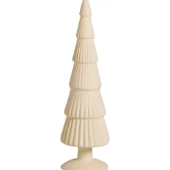 Glazen Kerstboom Beige Mat