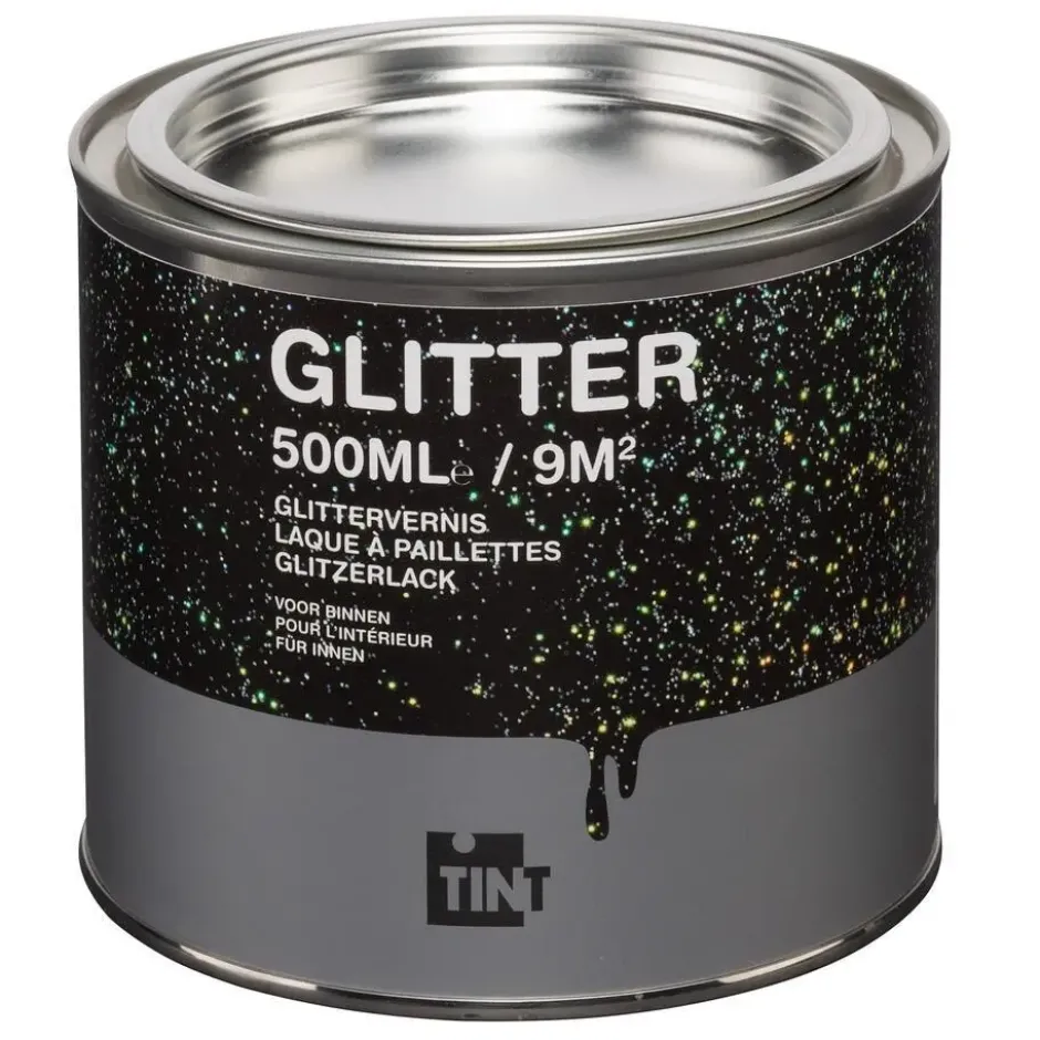 Glitterverf Transparant
