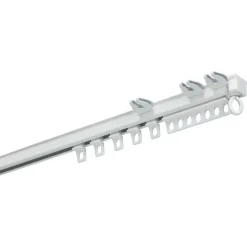 Gordijnrailset Wit Metaal 400 cm