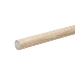 Gordijnroede 120 cm Hout - Ø28mm