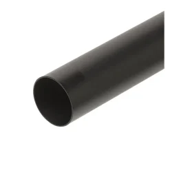 Gordijnroede 240 cm Zwart Metaal - Ø28mm