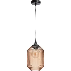Hanglamp Pane Licht Bruin