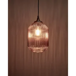 Hanglamp Pane Licht Bruin