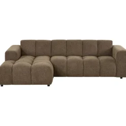 Hoekbank Carino Links Bruin