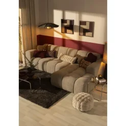 Hoekbank Carino Rechts Taupe