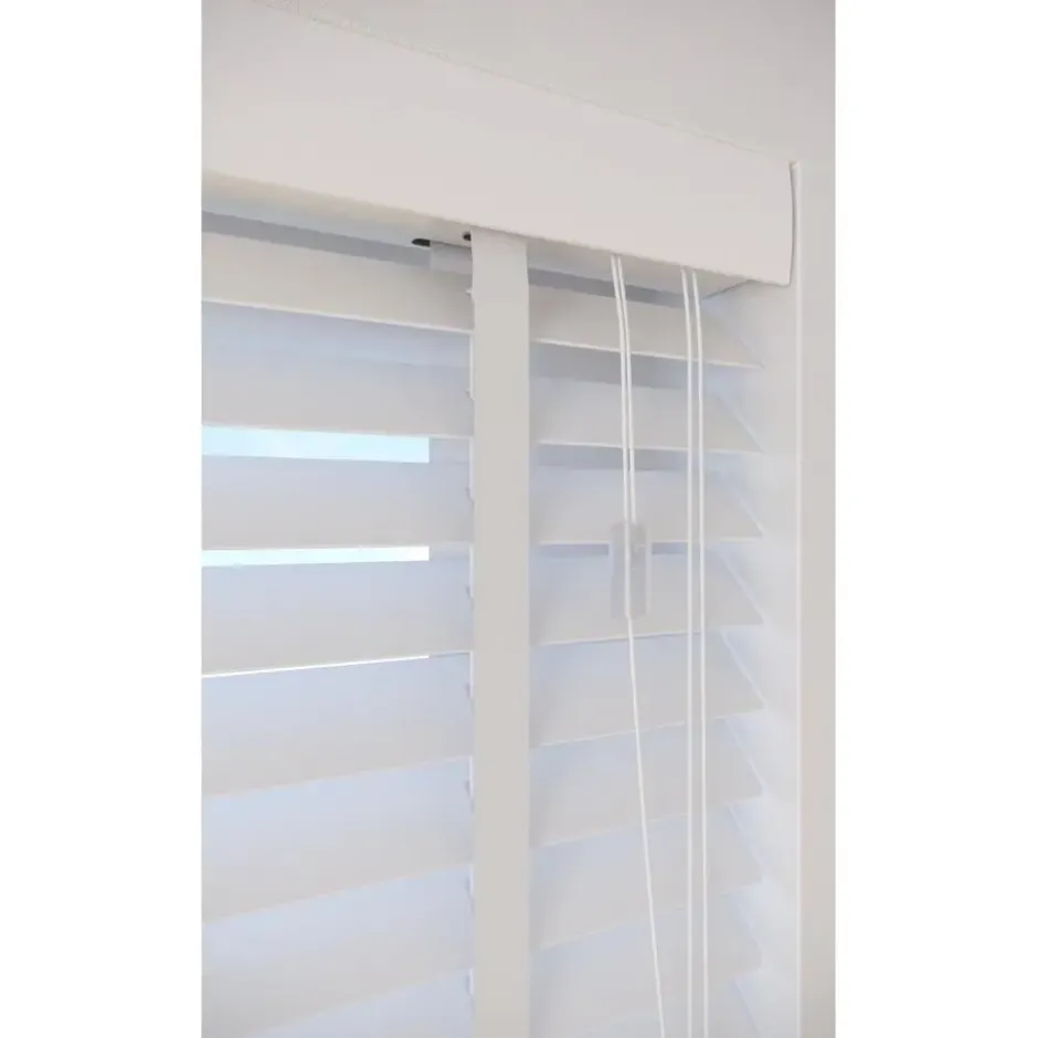 Houten Jaloezie Xander Wit 50mm
