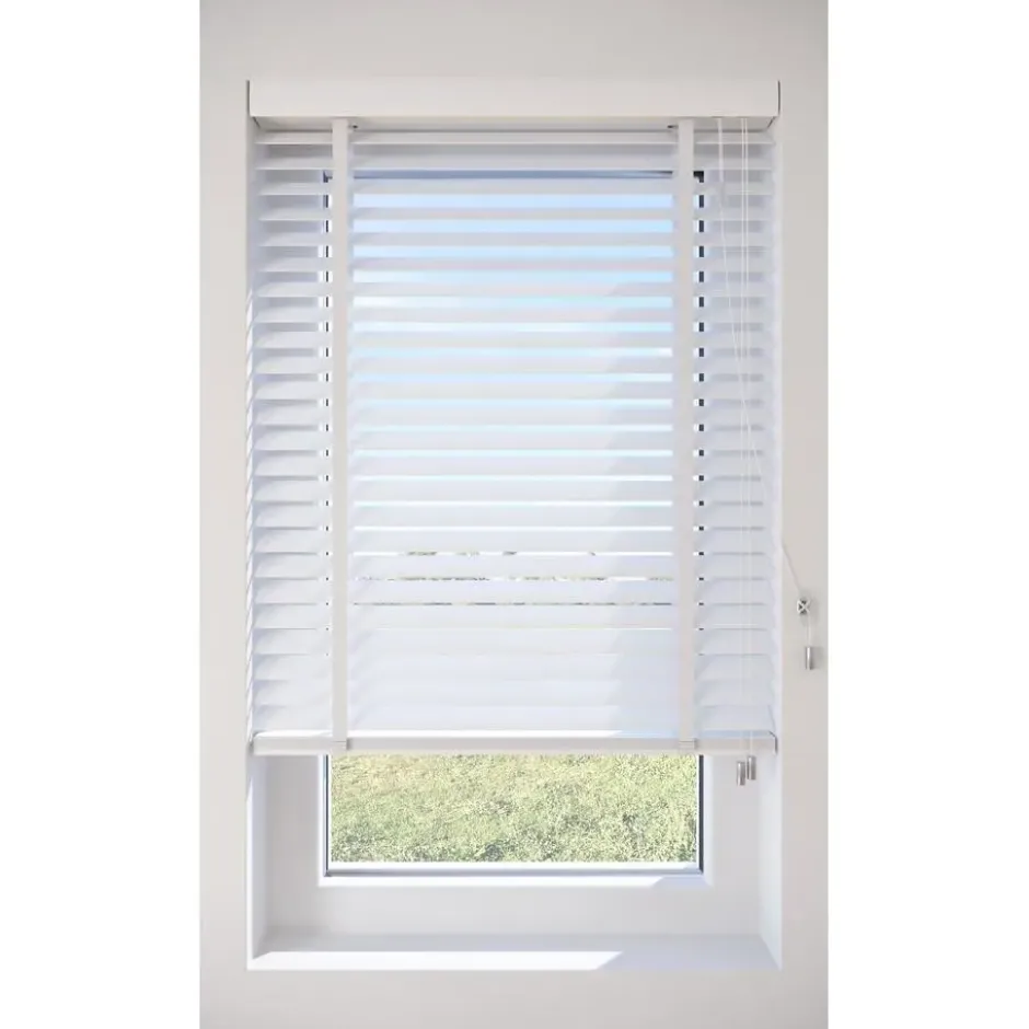 Houten Jaloezie Xander Wit 50mm