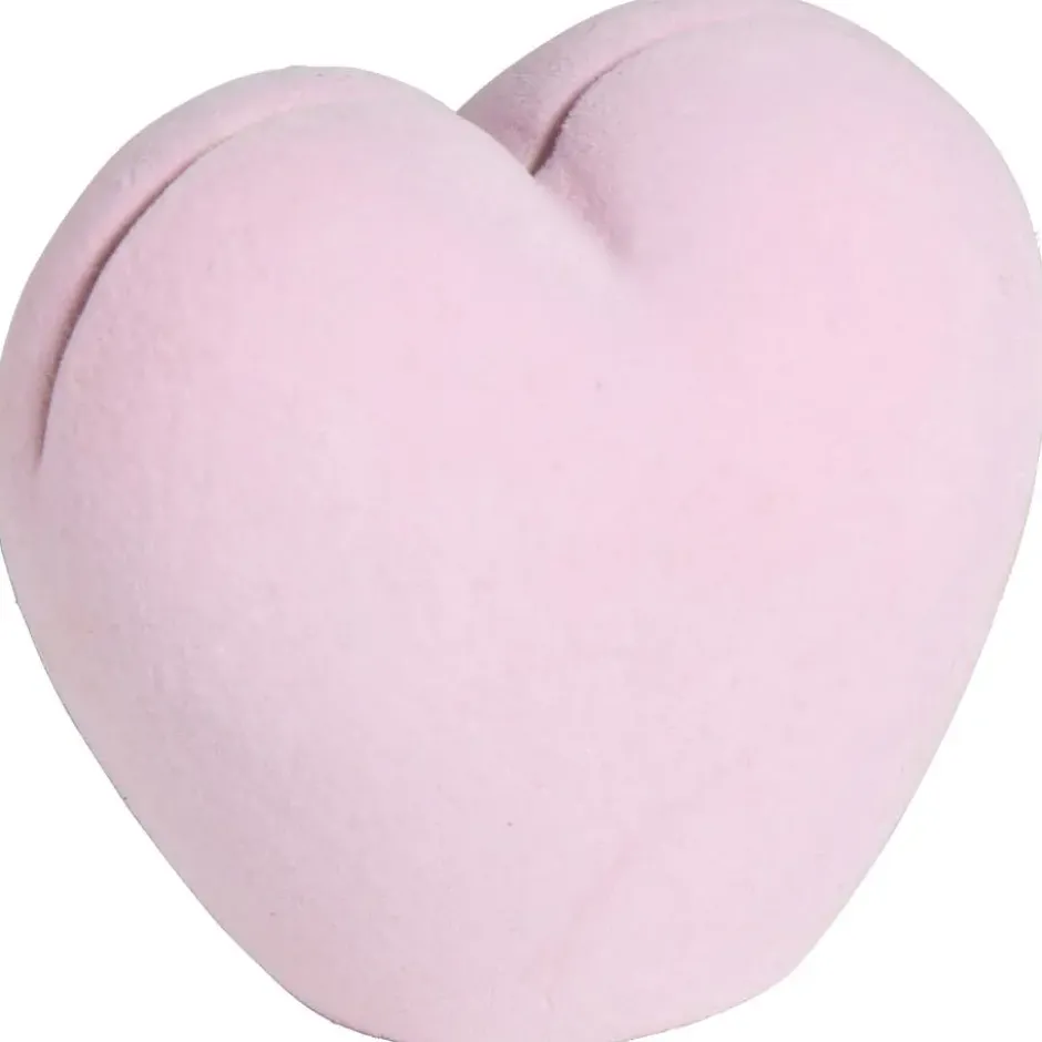 Kaarthouder Hartje Velvet Roze